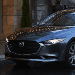 2019 mazda3 sedan silver waiting on street