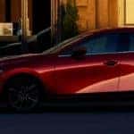 Mazda3 Hatchback Parked on Side of Street