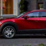 Mazda CX-30 Parked Outside Store Fronts