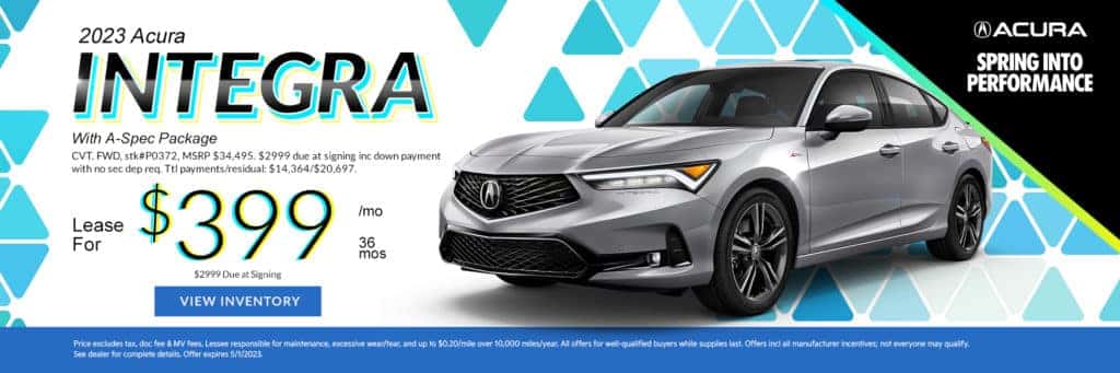 New 2023 Acura Integra with A-Spec Package Hatchback
