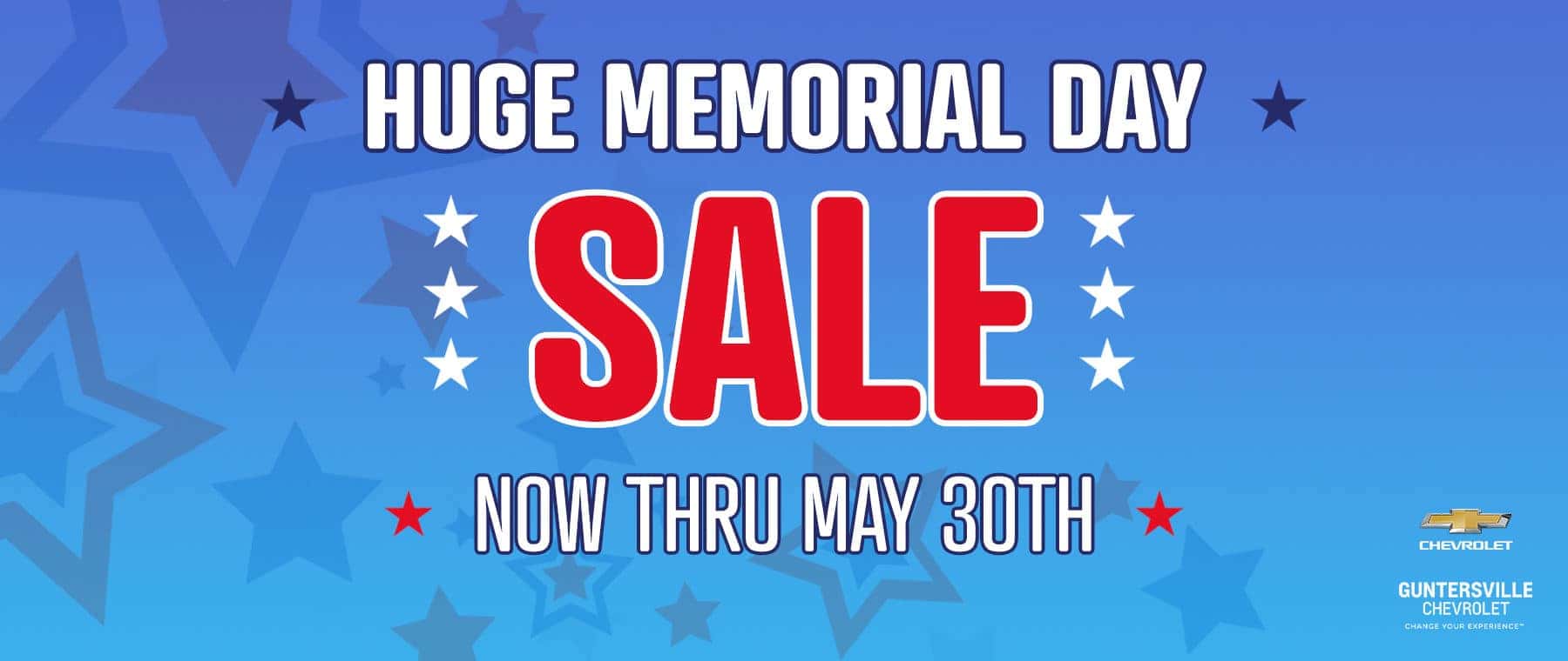 Huge Memorial Day Sale Now thru May 30th