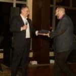 Bruce handing our awards