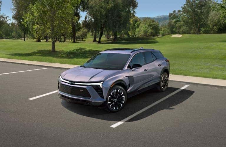 Blazer EV in a parking spot