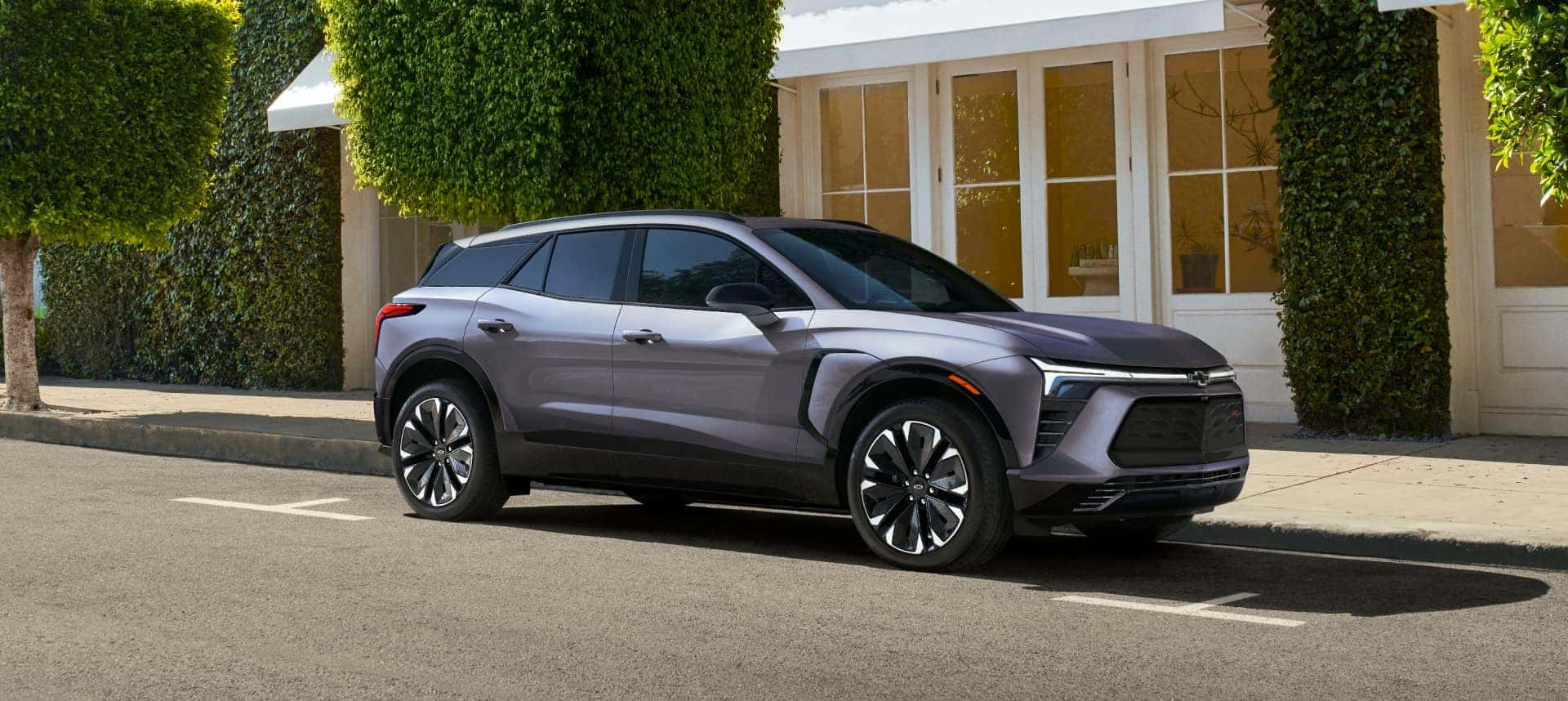 Blazer EV parked on the street