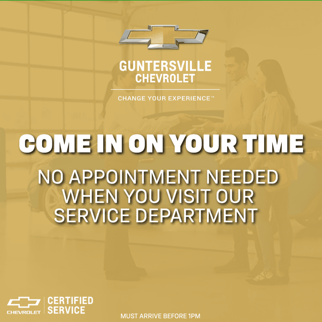 NO Appointment? No problem!