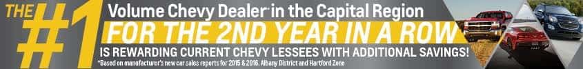 #1 Volume Chevy Dealer banner