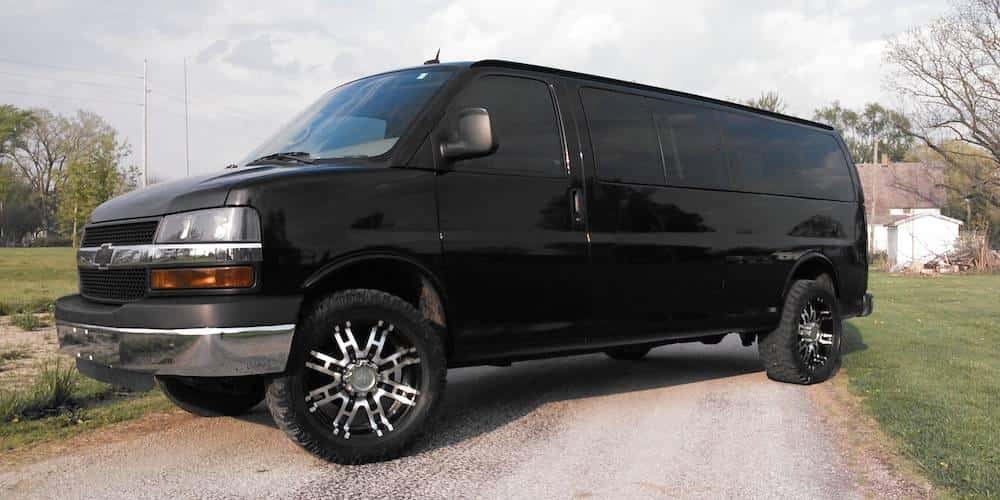 used chevy express passenger van