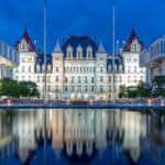 New York state capitol building in Albany NY