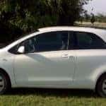 White 2010 Toyota Yaris