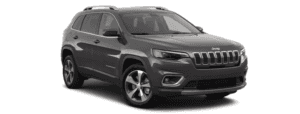 A brown 2020 Jeep Cherokee is angled right on a white background.