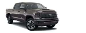 A black 2021 Toyota Tundra SR5 is angled right.