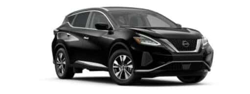 A black 2021 Nissan Murano S is angled right.