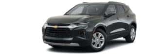 A black 2022 Chevy Blazer 2LT is angled left.