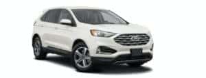 A white 2022 Ford Edge is angled right.