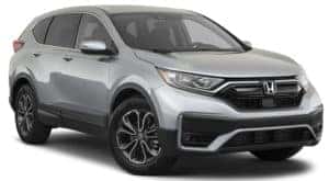 A silver 2022 Honda CR-V EX is facing right.