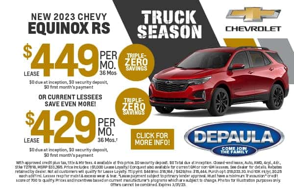New 2023 Chevrolet Equinox RS All Wheel Drive SUV