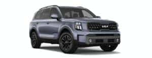 A grey 2023 Kia Telluride is angled right.
