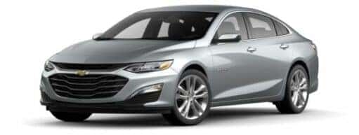 A grey 2024 Chevy Malibu 2LT angled left.