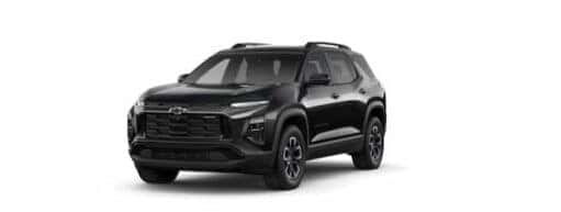 A black 2025 Chevy Equinox ACTIV is angled left.