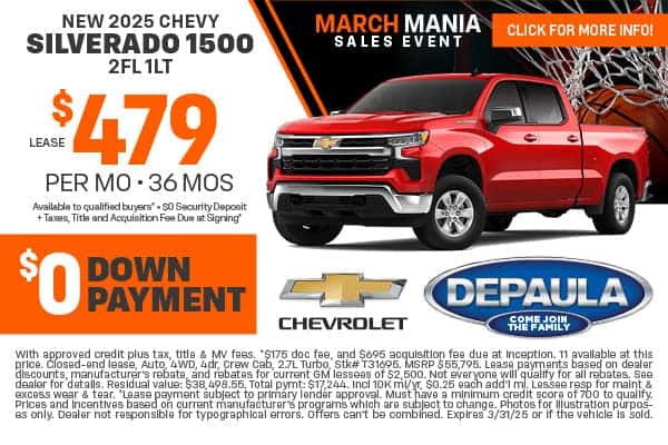 2025 Chevy Silverado 2F 1LT