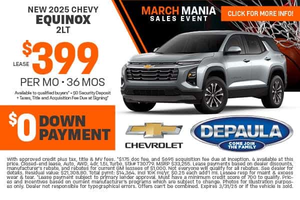 New 2025 Chevy Equinox 2LT 
