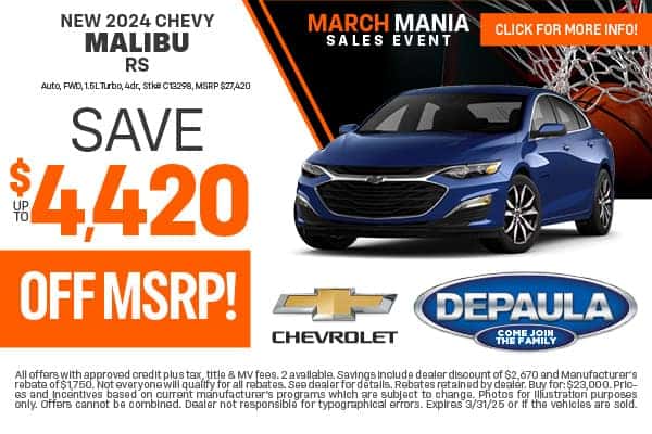 New 2024 Chevy Malibu RS