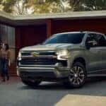 A silver 2025 Chevy Silverado 1500 Z71