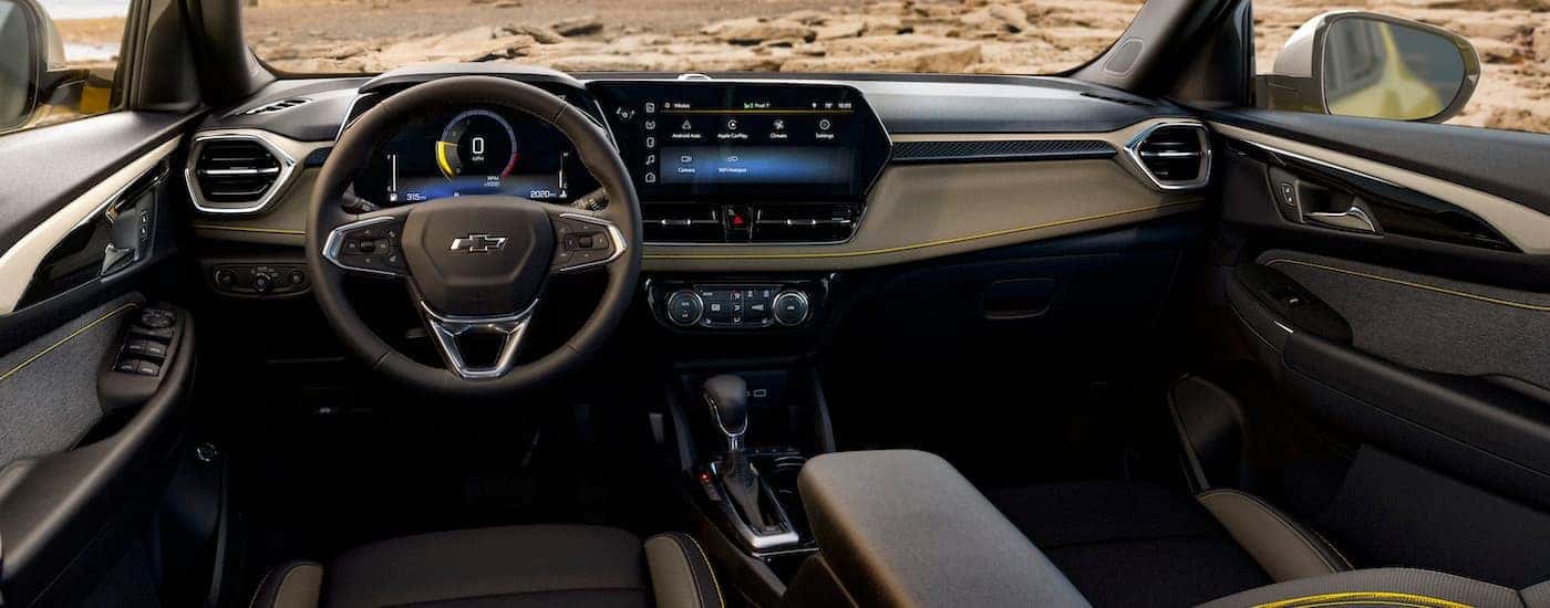 The interior of a 2025 Chevy Trailblazer.