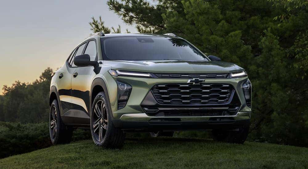 A green 2025 Chevy Trax for sale near Latham
