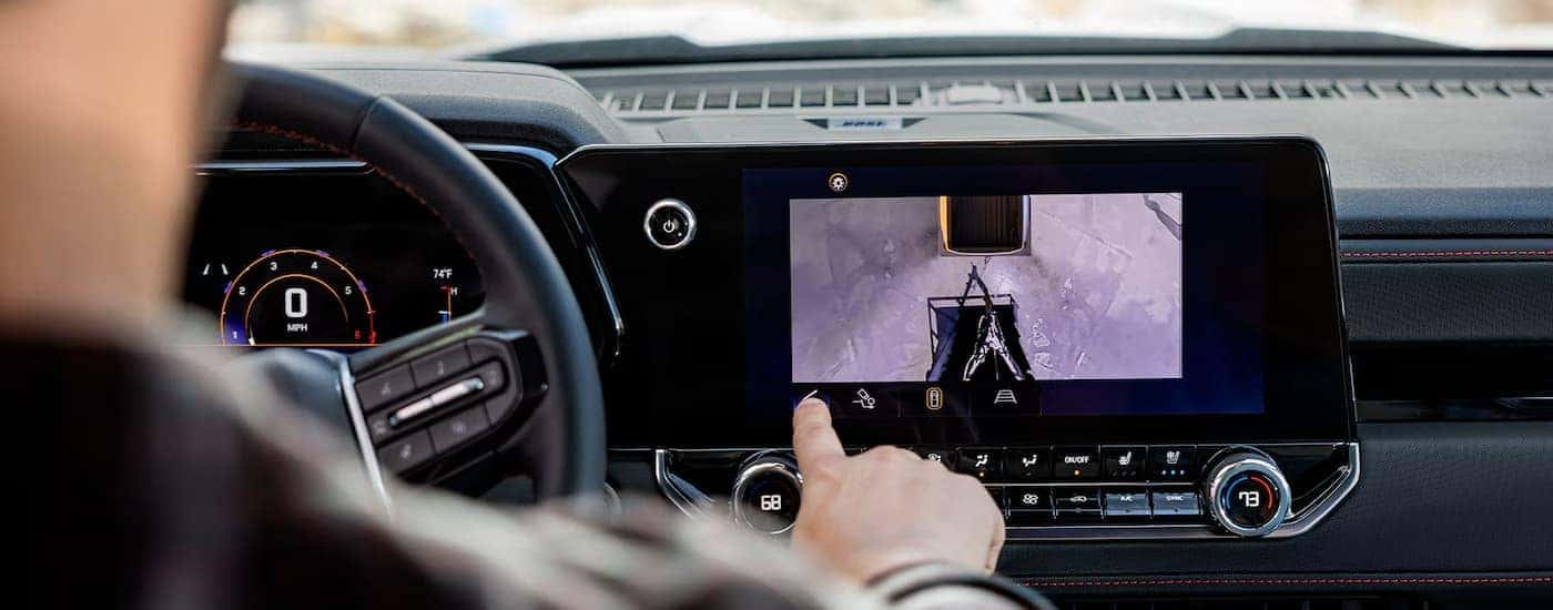 Backup camera display on a 2025 Chevy Colorado
