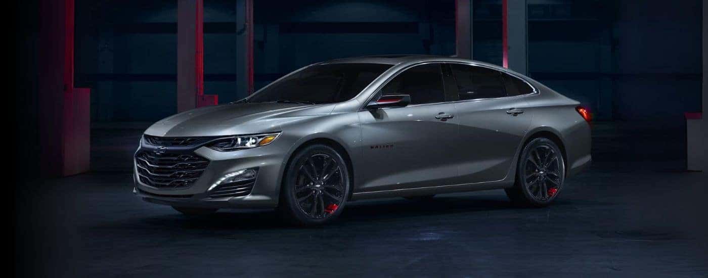 A silver 2024 Chevy Malibu Redline from a Chevy dealer near East Greenbush