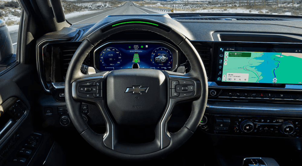 Interior technology in a 2026 Chevy Silverado 1500