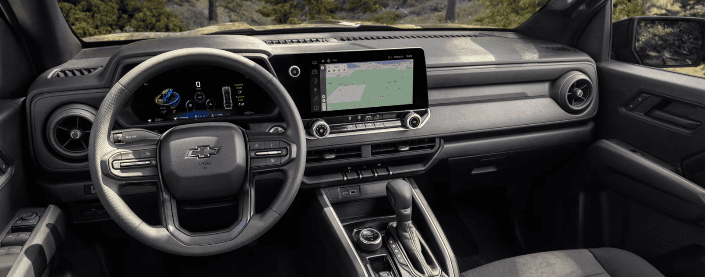 Interior of a 2026 Chevy Colorado