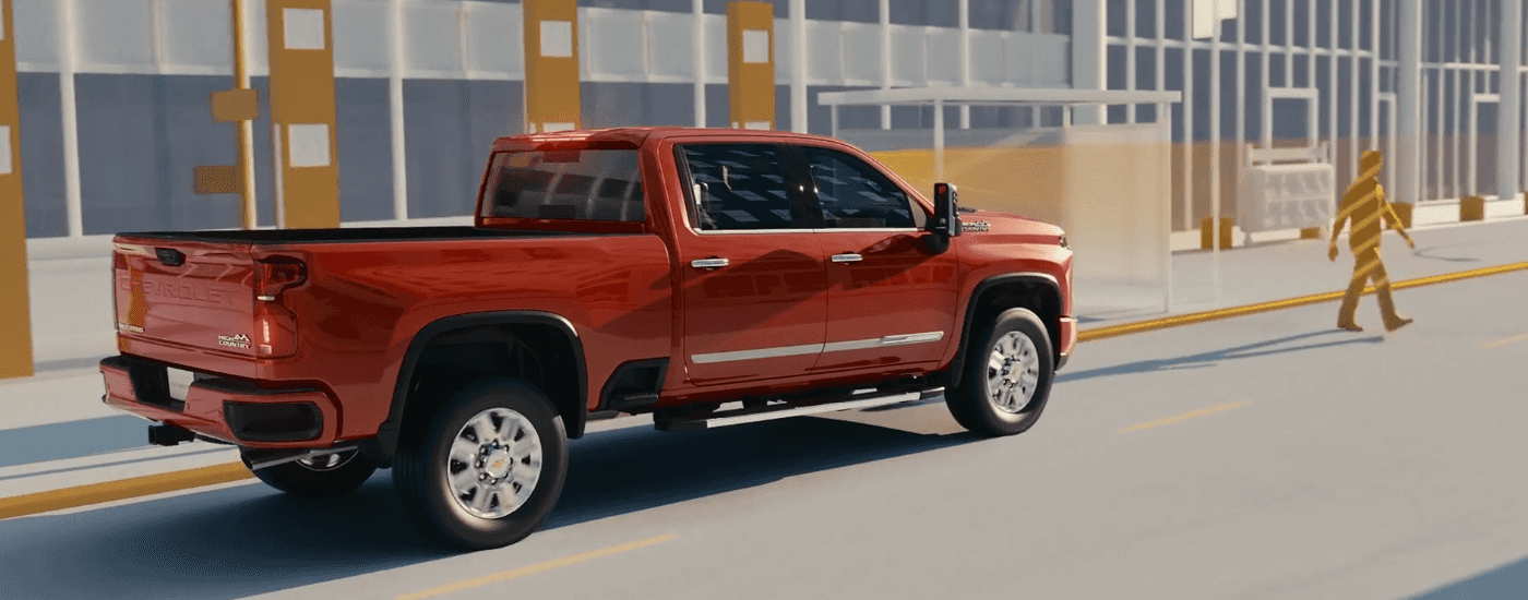 Forward collision detection system in the 2026 Chevy Silverado 3500