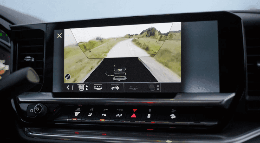 The trailering app in the 2026 Chevy Silverado 3500 HD