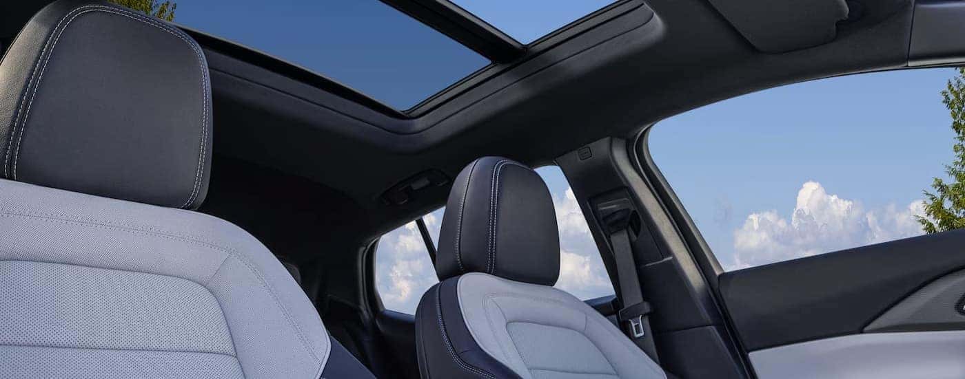The gray interior in a 2026 Chevy Equinox EV.