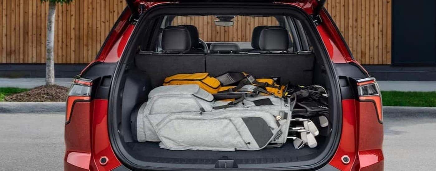 Cargo area in a 2026 Chevy Equinox.