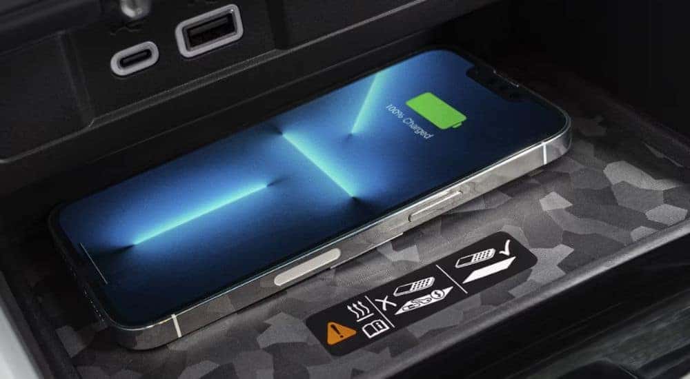 2026 Chevy Colorado phone charging wirelessly