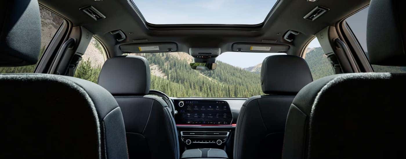 Interior view of a 2026 Chevy Traverse