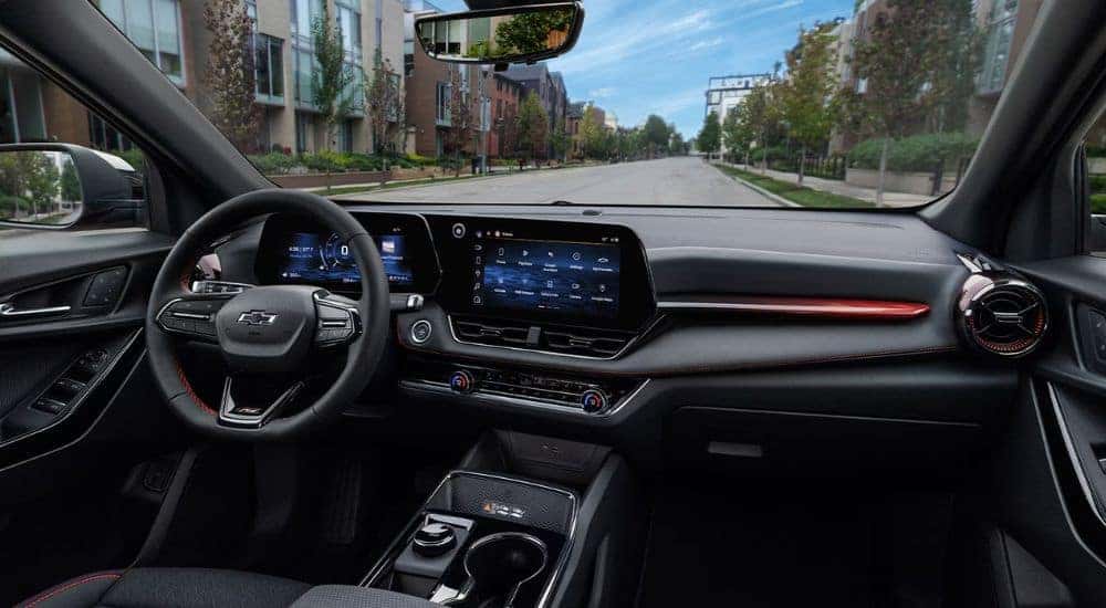 Front interior of the 2026 Chevy Equinox.