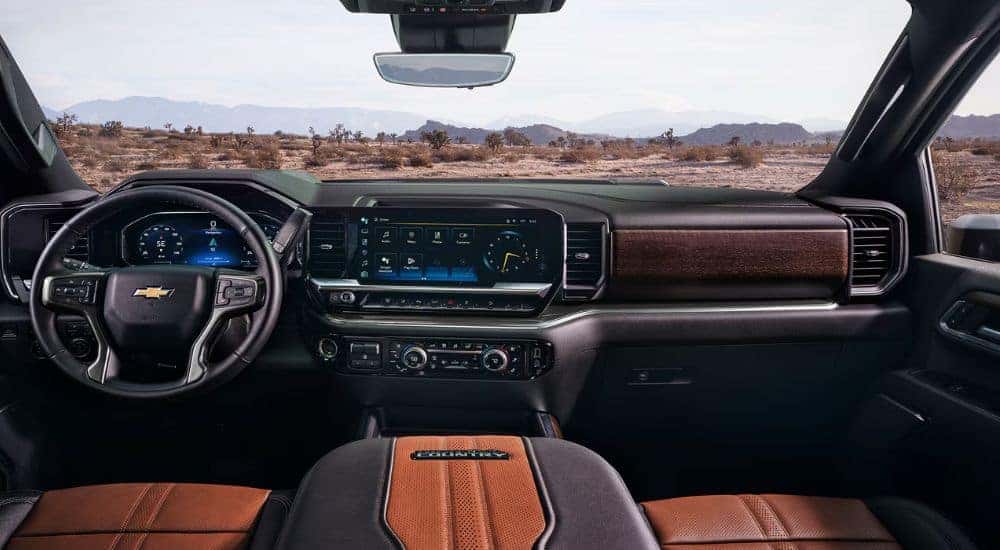 2026 Silverado 2500 HD front interior.