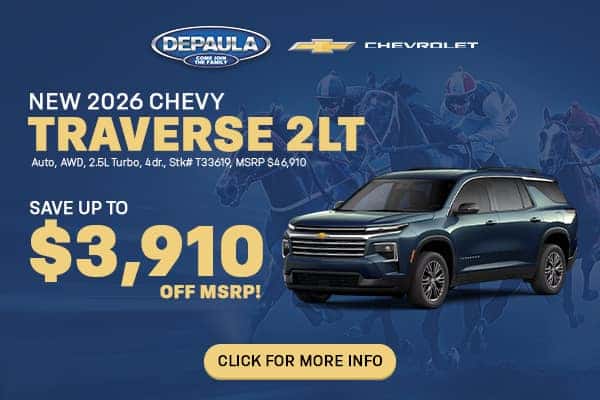 NEW 2026 CHEVY TRAVERSE 2LT