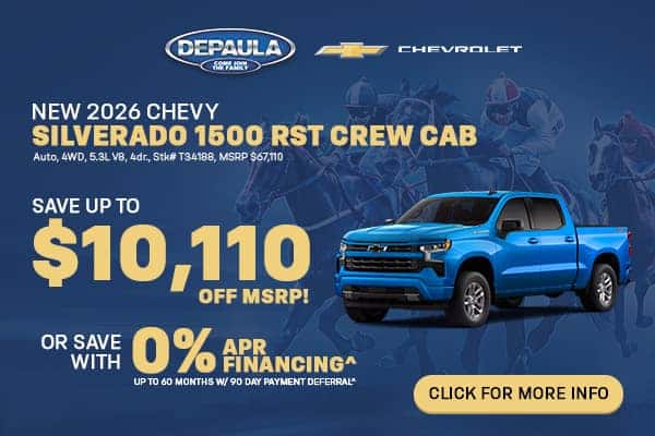 NEW 2026 Chevrolet Silverado 1500 RST Crew Cab