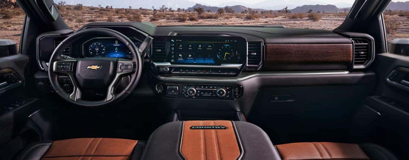 Interior Dashboard of the 2026 Chevy Silverado HD.
