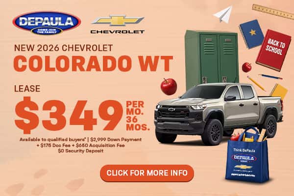 New 2026 Chevrolet Colorado WT