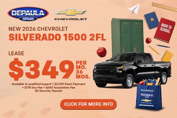 New 2026 Chevrolet Silverado 1500 2FL