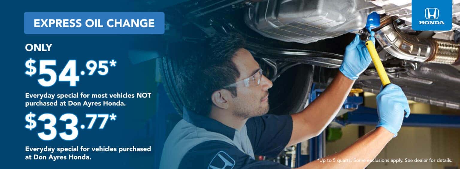 Oil Change in Fort Wayne Don Ayres Honda