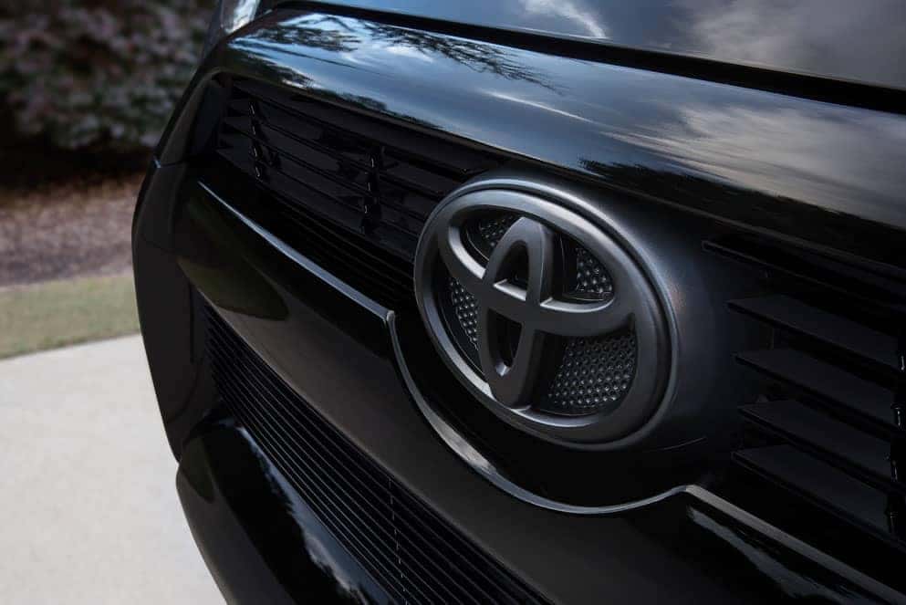 Toyota 4Runner XP black grille with Toyota logo