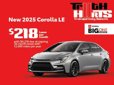 New 2025 Corolla LE