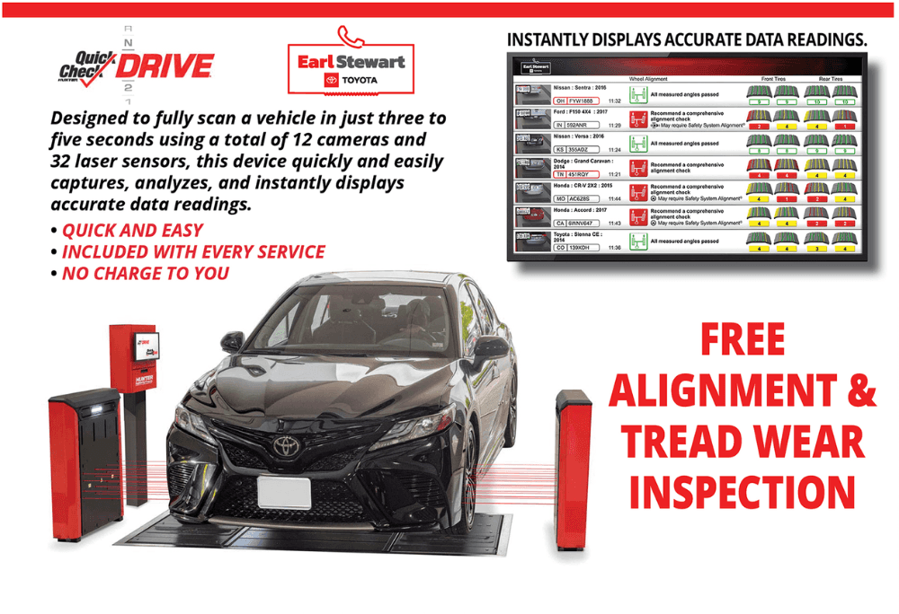 Free Alignment and Tread Wear Inspection